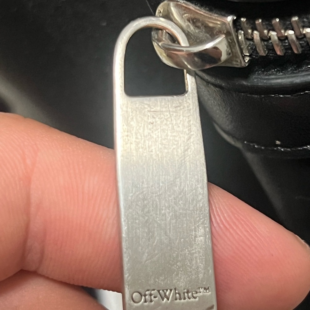 Off-White Black Backpack With Varsity Letter Patc… - image 6